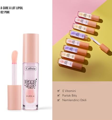 Callista I Care a Lot Lip Oil 02 Strawberry Nemlendirici Dudak Yağı