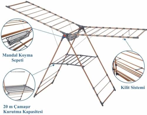 Mm033 Lux Çamaşır Kurutma Askısı