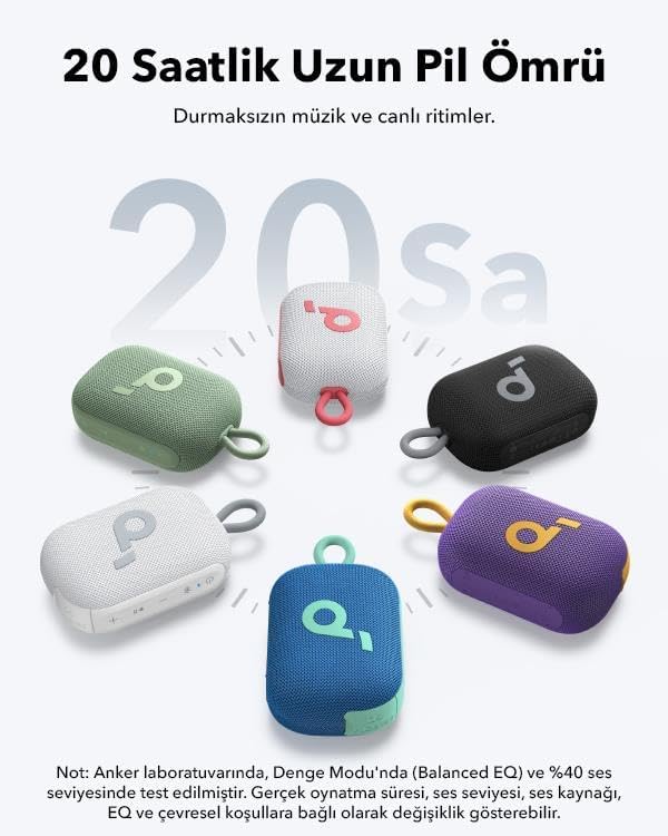 Alternative view of by Select 4 Go, 20 Saat Ultra oynatma süresi, 5W Güçlü Ses, IP67 Tam Koruma ve Yüzerlik, Hafiflik ve kayış tasarım, Her yere taşıması kolay, Kablosuz Eşleştirme (TWS), Beyaz