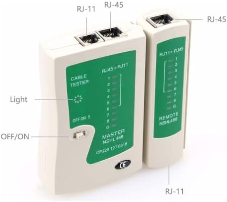 Tkz 2345 Network Tester Rj45 Cat Otomatik veya manuel olarak pin sinyalleri taranabilir Her bir tel için LED İnternet Kontrol Test Cihazı