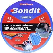 Çatı Izolasyon Ses Su Yalıtım Tamir Bandı Çamur Bant 10 cm x 2 metre