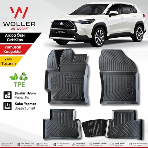 Corolla Paspas 2022 2026 Arası Uyumlu 3d Havuzlu Paspas