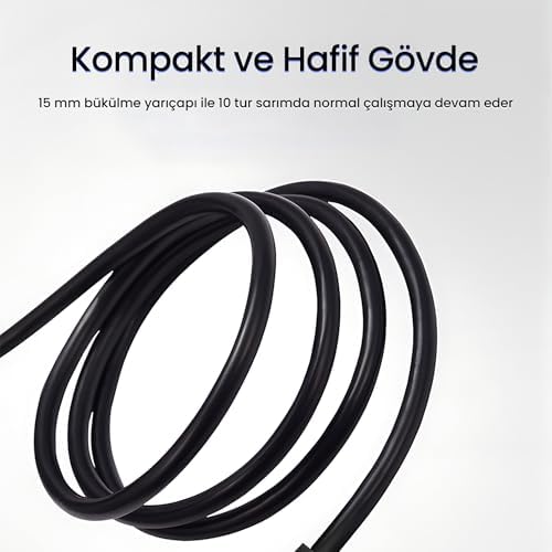 Alternative view of 4K 60Hz 18Gbps HDR ARC HDCP Fiber Optik HDMI 2.0 Kablo 10 Metre