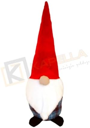 Alternative view of YILBAŞI NOEL BABA DEKORATİF BİBLO BORDO MAVİ EKOSE