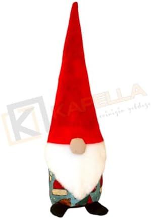 Alternative view of YILBAŞI NOEL BABA DEKORATİF BİBLO NOEL BABA ŞAPKASI - ÇAN DESENLİ