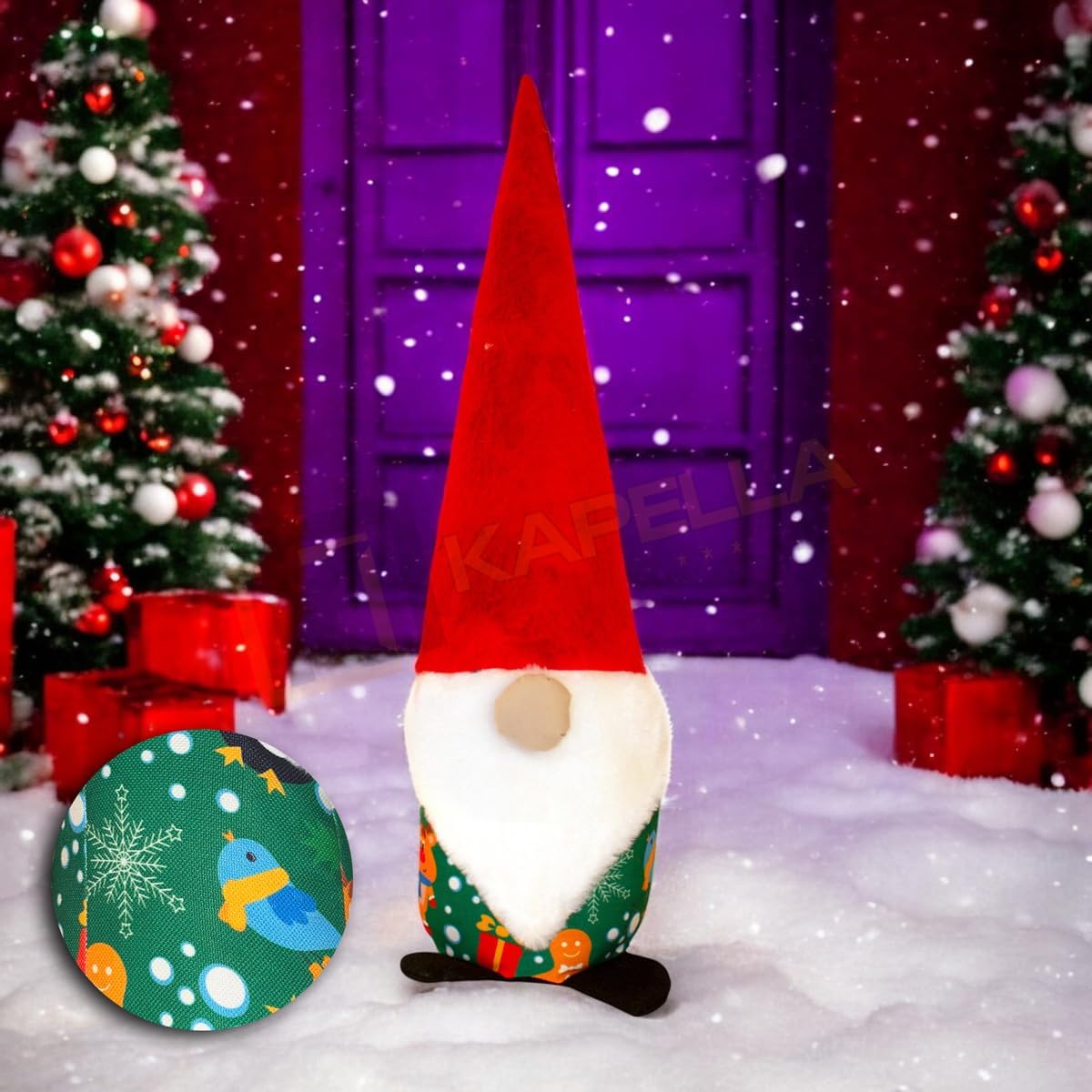 YILBAŞI NOEL BABA DEKORATİF BİBLO YILBAŞI KURABİYESİ DESENLİ
