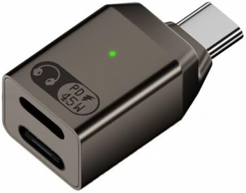 Type C to Type C ve Lightning 45W Hızlı Şarj Kulaklık Dönüştürücü OTGCL