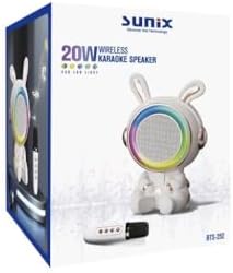 Alternative view of 20W 2400 Mah Karaoke Mikrofonlu Ledli Bluetooth Hoparlör BTS-252
