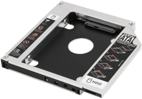 Alternative view of 1747 12,7 mm 2,5 inç SSD HDD Sabit Disk İçin Sürücü Sata 3 (Dizüstü Bilgisayar) Sabit Sürücü Çerçevesi SSD veya SATA Diskinizi Harddisk Yuvasına Takıp, Bu Cihaz da DVD/CD okuyucusuna Takılır