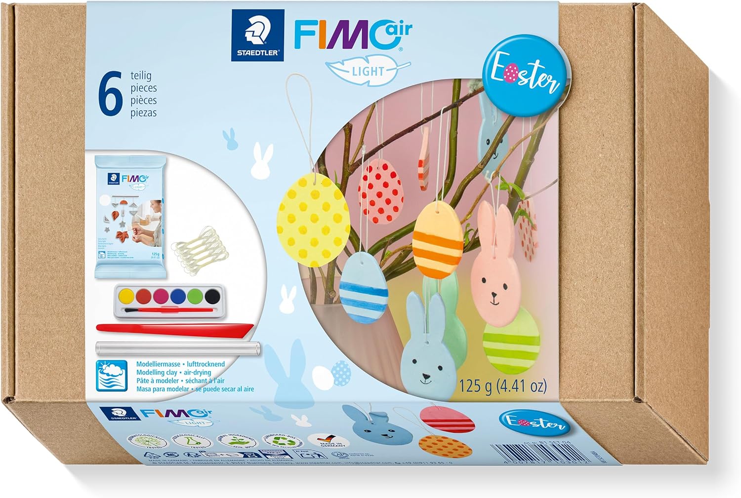 STAEDTLER FIMO 81 Set 04 Set Modelleme Kili Fımoair Paskalya