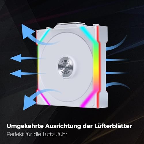 Alternative view of Li UNI FAN REVERSE SL WIRELESS 3x120mm Beyaz Kasa Fanı (G99.12RSL1W3W.00)