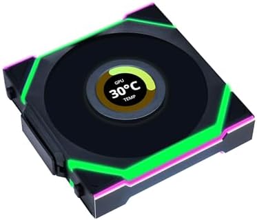Alternative view of Li UNI FAN REVERSE SL WIRELESS LCD 1x120mm Siyah Kasa Fanı (G99.12RSLLCD1W1B.00)