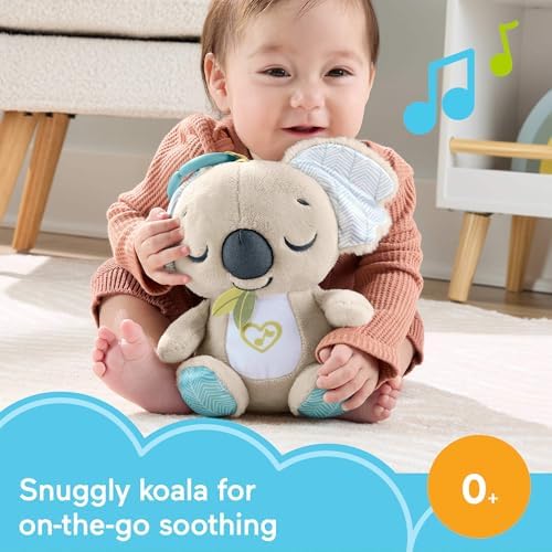 Taşınabilir Uyku Yardımcısı Koala ses makinesi, Yenidoğanlar için beyaz gürültü ve müzik sesi çıkaran yumuşak ve taşınabilir, JBD65