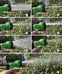 Spring Fıskiye Bahçe Sulama Tabancası Alüminyum 7 Fonksiyonlu Sulama Tabanca