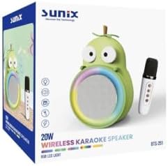 20W 2400 Mah Karaoke Mikrofonlu Ledli Bluetooth Hoparlör BTS-251