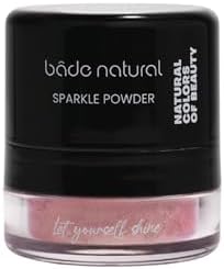Bade Natural Sparkle Powder Shinny Pink Çok Amaçlı Toz Işıltılı Aydınlatıcı%100 Doğal