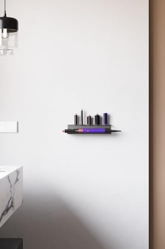Alternative view of Paslanmaz Çelik Airwrap-Multistyler Uyumlu Aksesuar Standı - Yapışkanlı & Vidalı Fön Makinesi Askısı, Uyumlu Başlık ve Askılık