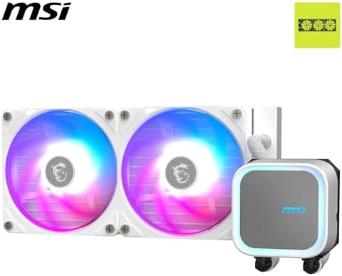 Alternative view of MSI MAG CORELIQUID A13 240 WHITE 240 mm ARGB Sıvı İşlemci Soğutucusu