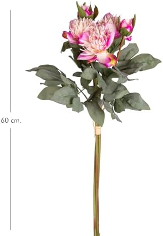 Alternative view of Yapay Çiçek Şakayık Demet Fuşya-Krem 60 Cm.
