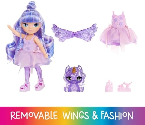 MGAE Entertainment RH Littles Gökkuşağı Perisi Bebekleri Amethyst Willow Oyuncak