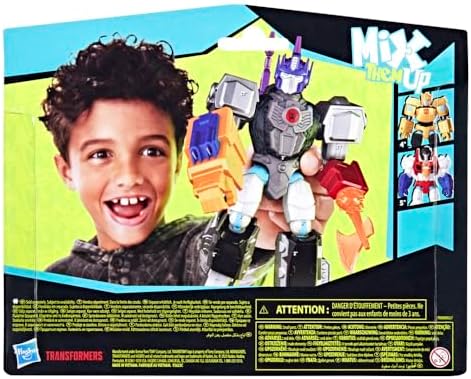 Alternative view of Transformers MixMashers Optimus özel kombine edilebilir Deluxe aksiyon figürü ve aksesuarları