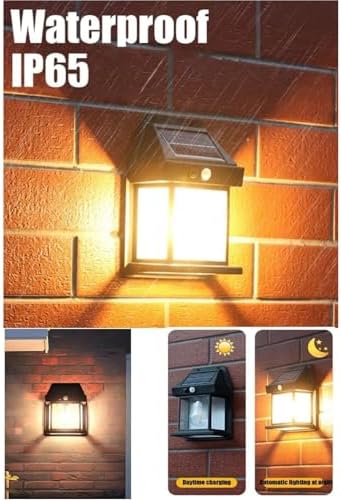 Suya Dayanıklı Hareket Sensörlü Güneş Enerjili Solar LED Dış Mekan Bahçe Lambası
