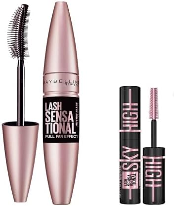 New York Lash Sensational Yelpaze Etkili Intense Maskara - Ekstra Siyah 9.5 ml & Mini Lash Sensational Sky Cosmic Maskara Makyaj Seti