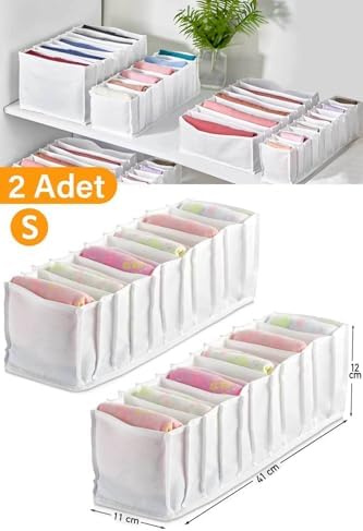 Alternative view of 2 Adet - Small 11 Gözlü Dolap Içi Akardiyon Organizer 12 X 40 X 12