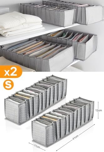 Alternative view of 2 Adet - 11 Gözlü Gri Benekli Çekmece Içi Düzenleyici Organizer – Small