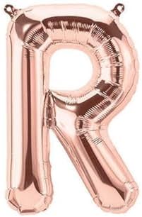 R Harf Folyo Balon Rose 76 cm