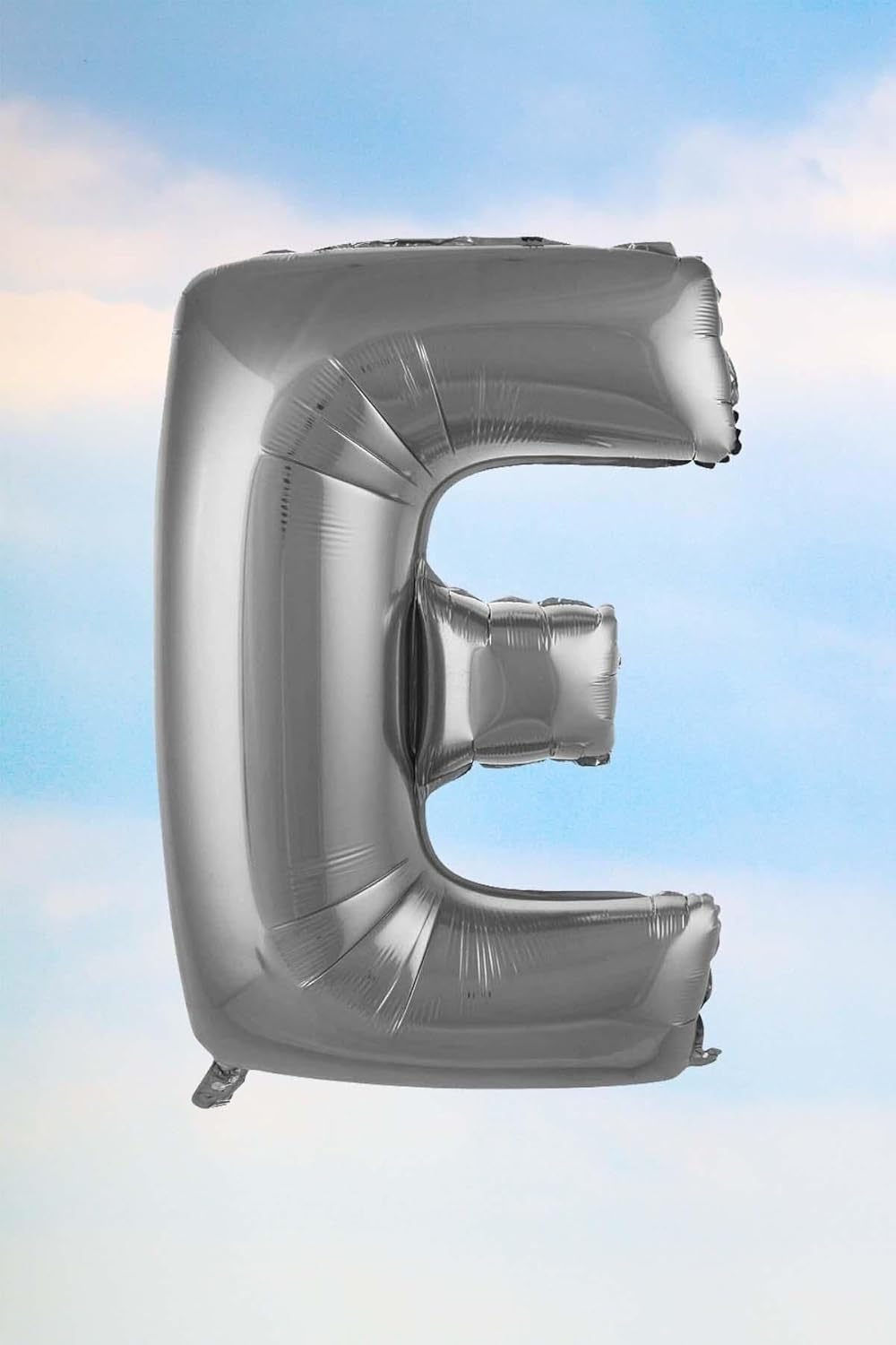 Alternative view of E Harfi Gümüş Folyo Balon 100 Cm 40 Inç 1 Metre Silver