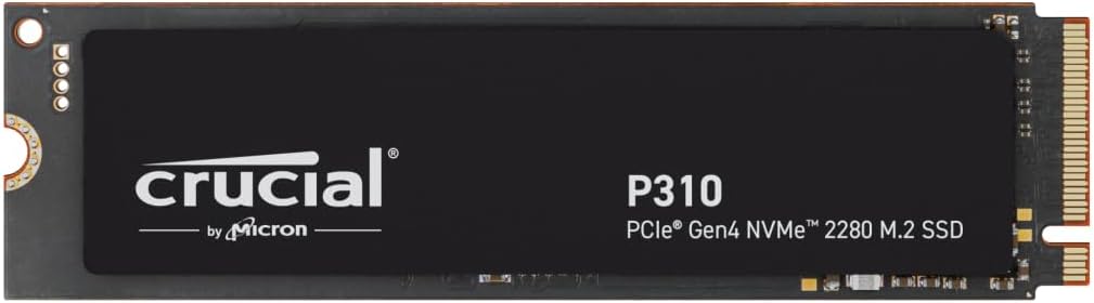 Alternative view of P310 1TB PCIe Gen4 NVMe M.2 SSD CT1000P310SSD8 (7100-6000 MBs)