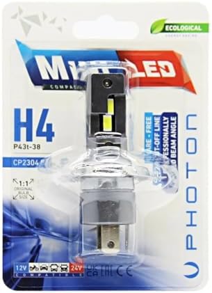 PHOTON Ampul Mini H4 12-24V Compact Led (Tekli Blister) PHT CP2304 B1