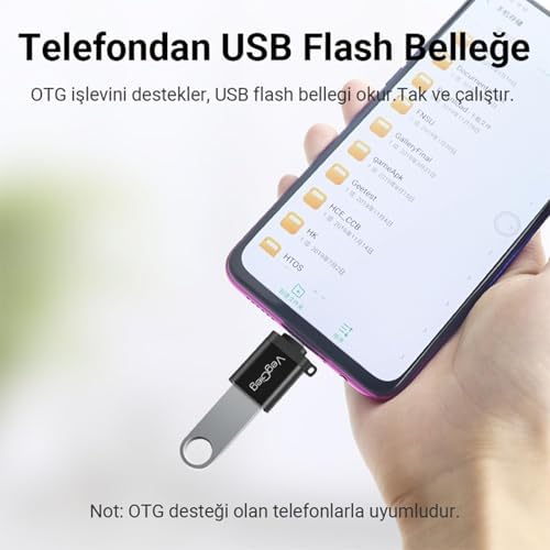 Alternative view of Type-C to USB 3.0 Çevirici Dönüştürücü Adaptör