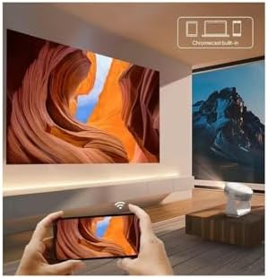 Alternative view of Otomatik Focus Yüksek Lümen Tam Yüksek Çözünürlüklü 3D Desteği LCD Wifi Bluetooth 4K Projeksiyon Cihazı