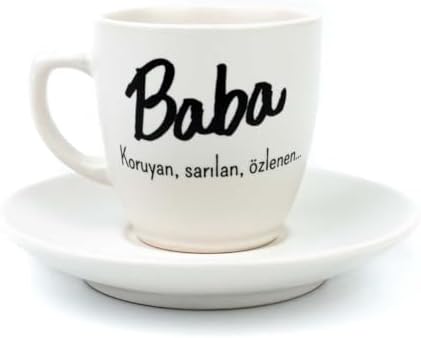 Alternative view of PALTO TASARIM Baba Krem Türk Kahvesi Fincanı - Hediye Seramik Türk Kahvesi Fincanı