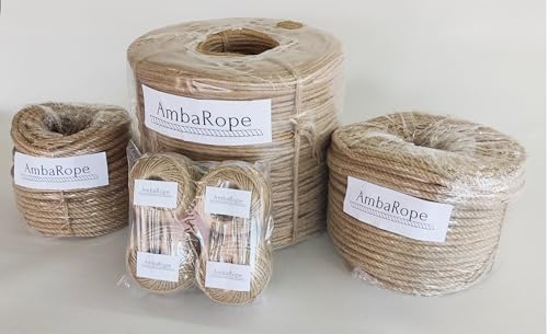 Jüt İpi Hasır ipi Kırnap İpi Kendir İpi İpi - Süsleme Hobi El İşi Jüt ip Hasır İp (4 mm, metre, 50)