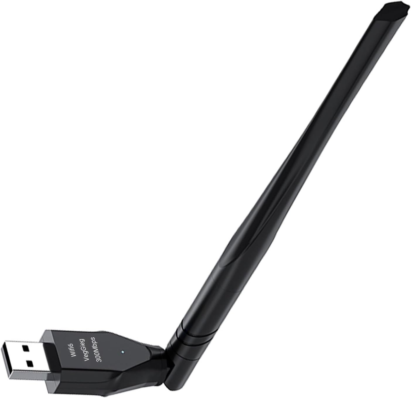 Alternative view of 300 Mbps 2.4Ghz/6Ghz Dual Band Alıcı Verici USB WiFi 6 Adaptör