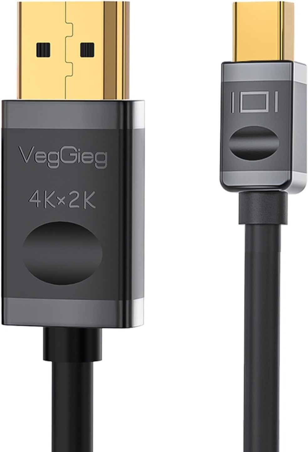 Alternative view of 4K Mini Displayport to Display Port Kablo 1.5 Metre