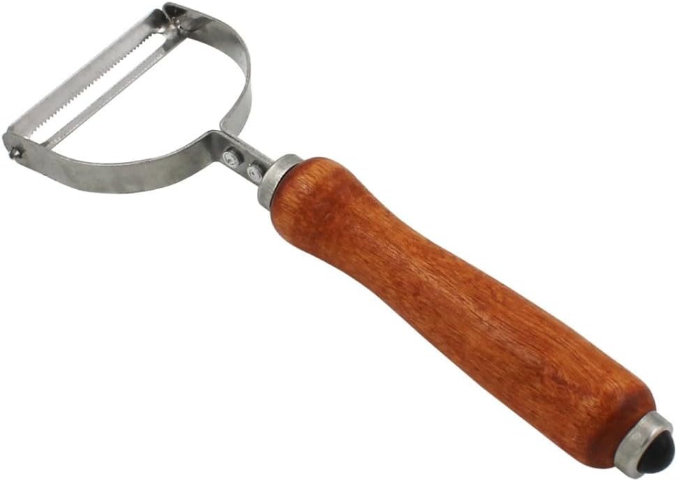Alternative view of Ahşap Saplı Tek Taraflı Soyacak, Paslanmaz Çelik Bıçak