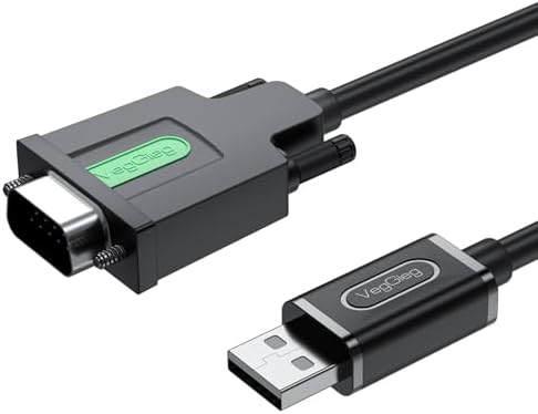 USB 2.0 to RS232 DB9 PL2303 Chip Dönüştürücü Adaptör Kablo 1.5 Metre