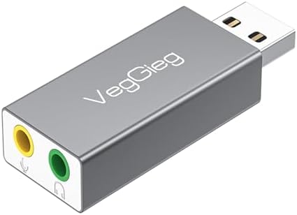 Alternative view of USB Harici Ses Kartı Adaptörü 3.5mm Kulaklık ve Mikrofon Girişli