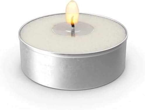 Alternative view of Tealight Mum Seti, Para Mum, Çaydanlık Mumu, Dekorasyon ve Özel Günler İçin Fondü Kokulu, Zarif ve Uzun Yanma Süreli Mumlar (32 Adet, Beyaz)