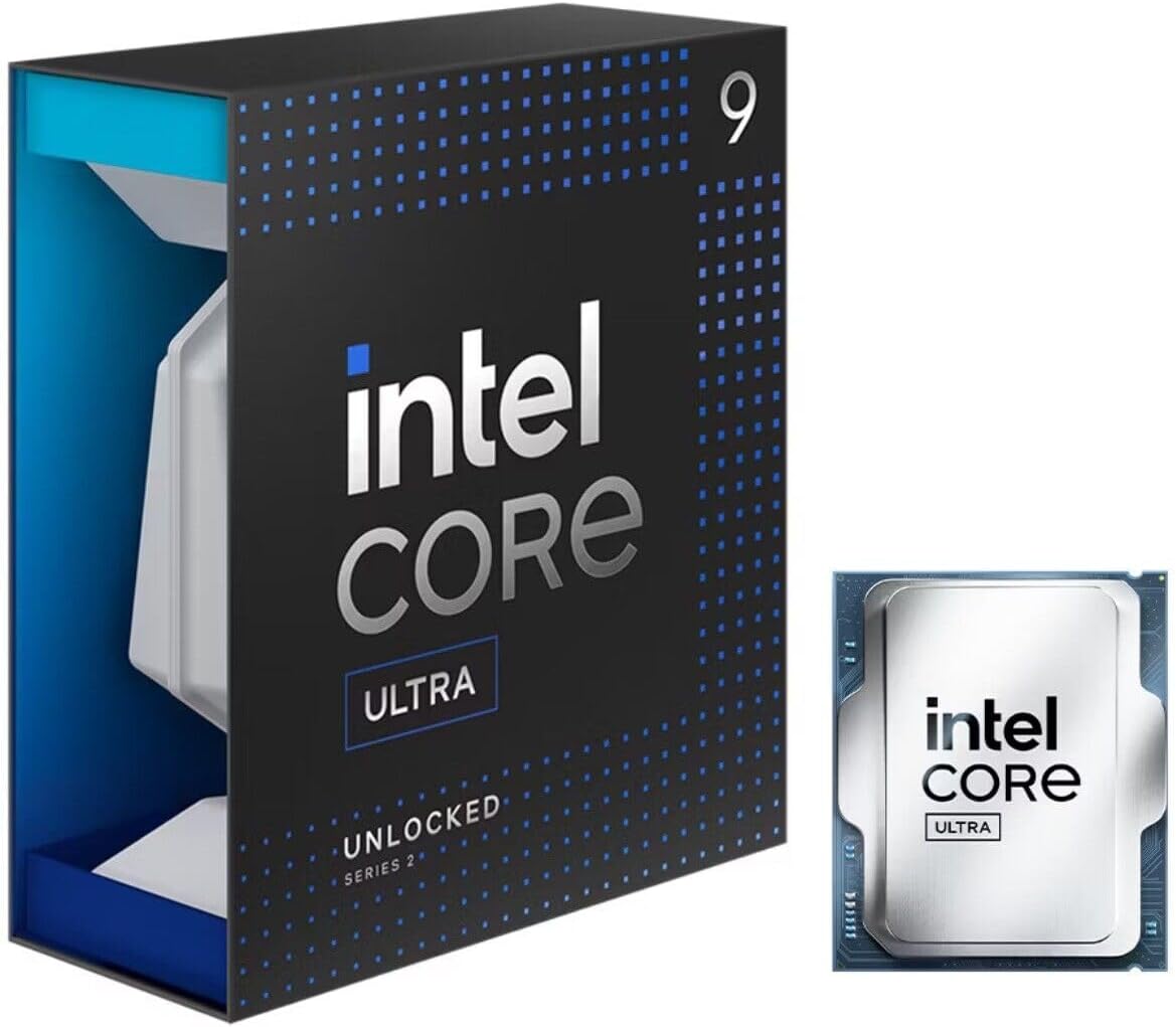 Alternative view of Intel Core Ultra 9 285K Lake 24 Çekirdekli (8P+16E), LGA 1851, 125W Kilitli Masaüstü İşlemci Z890 Anakart BX80768285K Plus Mavark Kalem Işığı için (Intel Core Ultra 9)