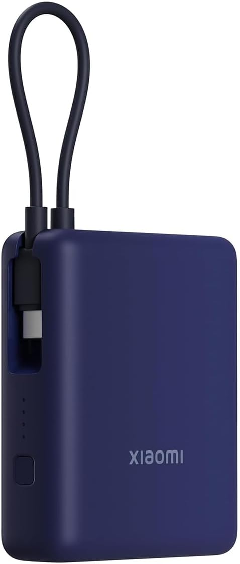 33W Power Bank 10000mAh (Integrated Cable) Ice Blue GL