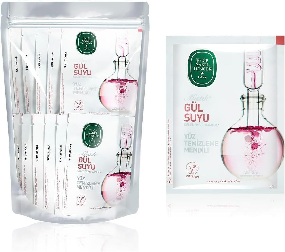 Alternative view of Mistik Gül Suyu Yüz Temizleme Mendili 30'lu Paket (Büyük Boy)