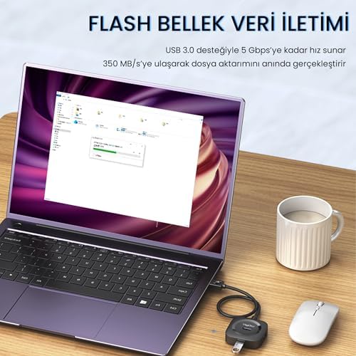 Alternative view of 4 Port USB 3.0 Çoklayıcı Hub Beyaz