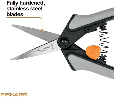 Alternative view of 15 adet Mikro Uçlu Budama Snip Seti, Hassas Paslanmaz Çelik Bıçaklar, Deadheading için Softgrip Kolları, Küçük Bitkileri Kırpma ve Şekillendirme
