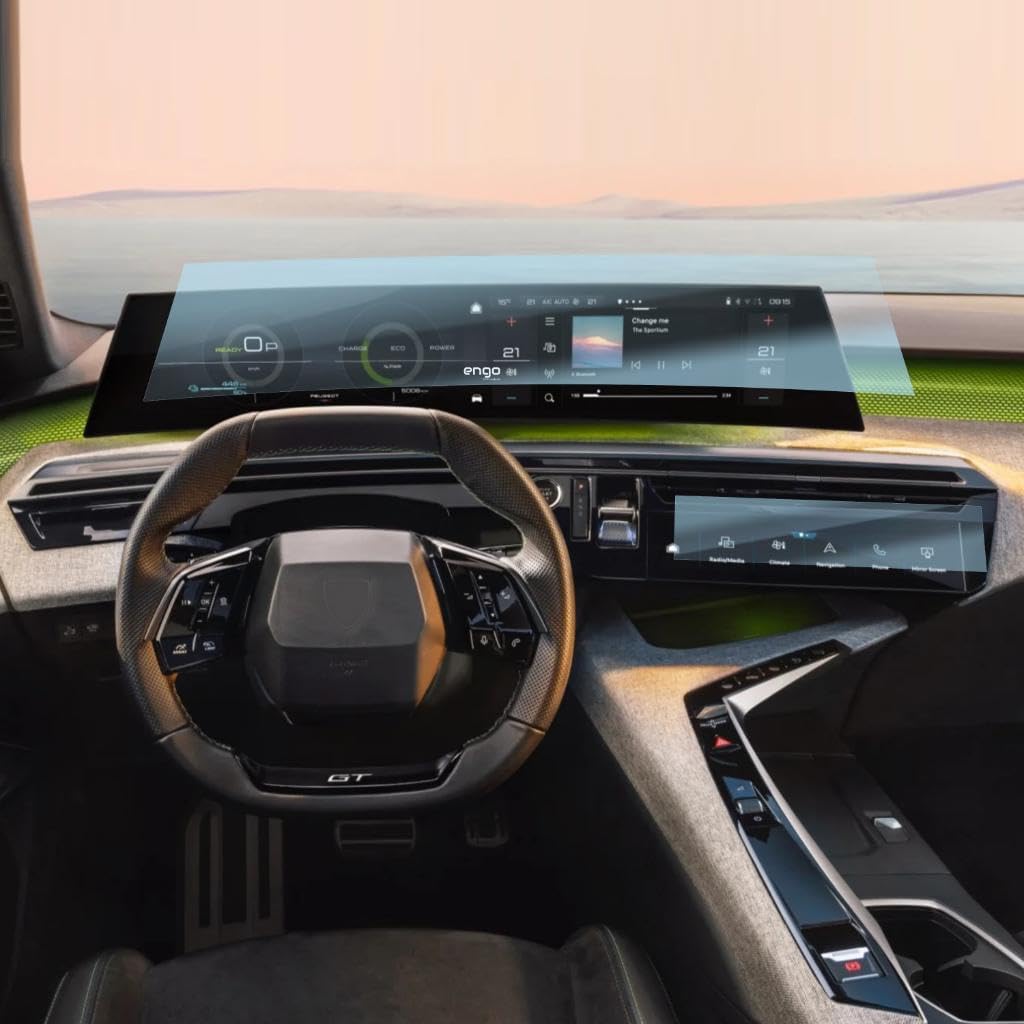 Alternative view of 5008 GT Ekran Koruyucu 21 inç i-Cockpit Klima Ekranı