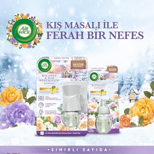 Alternative view of Air Wick Elektrikli Oda Kokusu Cihaz Yedek Şişe Kış Masalı Kış Gülü ve Kar Böğürtleni